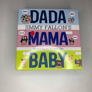 Jimmy Fallon’s DADA MAMA BABY Board Book Set (3 pack)